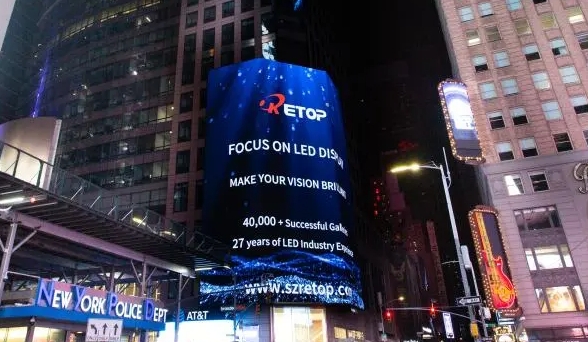 BB贝博显示亮相美国时代广场，点亮品牌国际化之路！